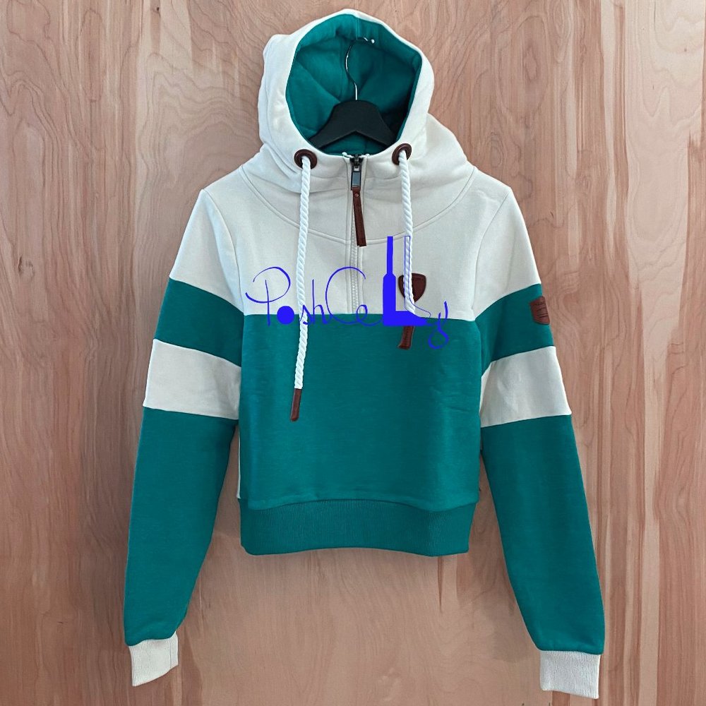 NWT Wanakome Phoenix Hoodie in Oatmeal and Emerald